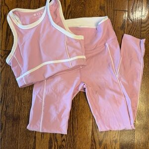 WILDFOX Pink High-Waist Active Leggings